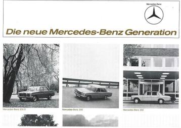 Mercedes Benz nieuwe generatie folder (mb42) auto beschikbaar voor biedingen