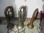 3 koperblaasinstrumenten, Muziek en Instrumenten, Ophalen, Gebruikt