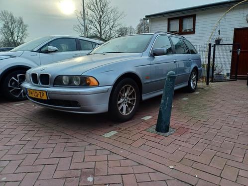 BMW 5-Serie 2.5 I 525 Touring AUT 2002 Blauw, Auto's, BMW, Particulier, 5-Serie, ABS, Airbags, Airconditioning, Alarm, Bluetooth