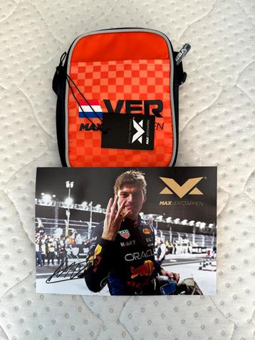 Max verstappen schoudertas en fotokaart beschikbaar voor biedingen