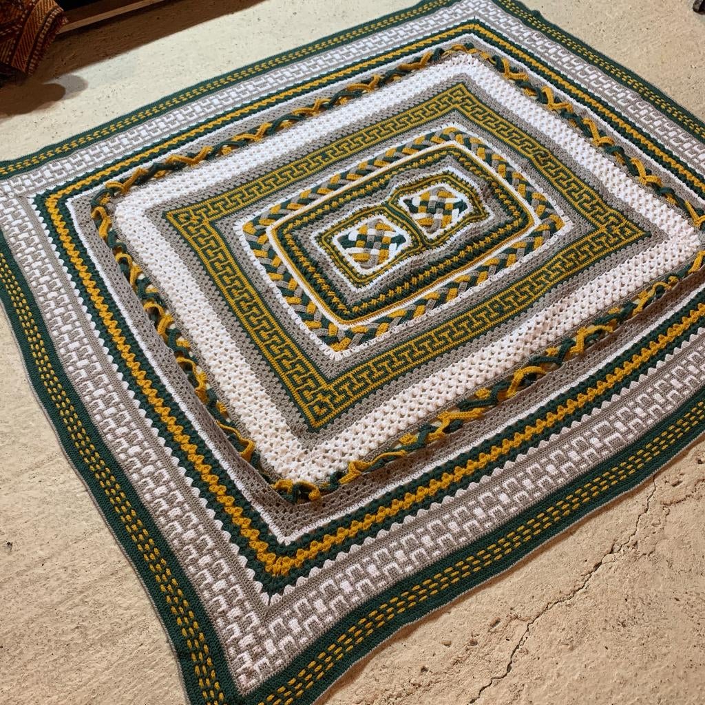 Granny sprei kleed 185/165, Gebruikt, Etten-Leur, DJT@dejuistetoon.eu, Ophalen of Verzenden