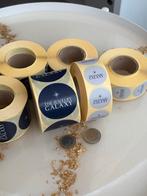 6 rollen sluitstickers groot en klein, Ophalen of Verzenden, Nieuw, Meerdere stickers