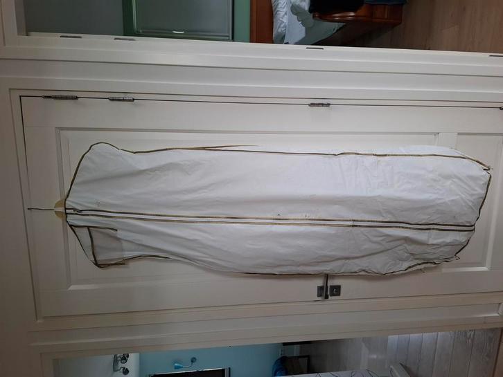 1x gedragen prachtige off shoulder trouwjurk maat 48., Kleding | Dames, Trouwkleding en Trouwaccessoires, Gedragen, Trouwjurk