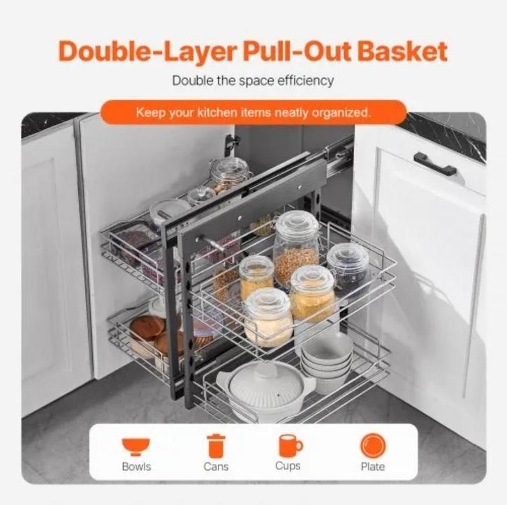 Magic corner hoekoplossing organiser voor zelfbouw camper, Caravans en Kamperen, Camper-accessoires, Nieuw, Ophalen of Verzenden