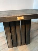 Steigerhouten salontafel in de kleur zwart wash., Huis en Inrichting, Tafels | Salontafels, Ophalen, Zo goed als nieuw, 50 tot 100 cm