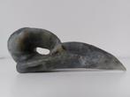 Labradoriet raven skull met prachtige flash., Ophalen of Verzenden, Mineraal