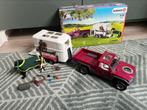 Schleich 42346 Pick-up met paardentrailer, Ophalen of Verzenden, Zo goed als nieuw, Jongen of Meisje
