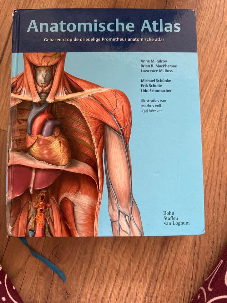 A.M. Gilroy - Anatomische Atlas Prometheus eendelige editie, Boeken, Wetenschap, Gelezen, Ophalen of Verzenden