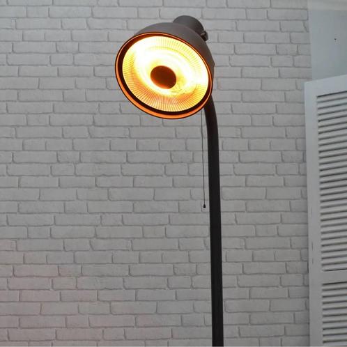 Perel Elektrische Terrasverwarmer - Staandmodel, Tuin en Terras, Terrasverwarmers, Nieuw, Elektrisch, Vloer, Draaibaar, Ophalen of Verzenden