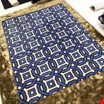 Eichholtz vloerkleed Diabolo – 300x400 cm, Ophalen, Blauw, 200 cm of meer, Rechthoekig