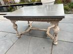 Uitschuifbare Houten Eettafel White Wash, Ophalen