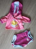 Sint tip babyborn kleding eetstoeltje bedje met licht/geluid, Kinderen en Baby's, Ophalen of Verzenden, Zo goed als nieuw, Babypop