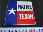 sticker NATIVE TEXAN, Ophalen, Zo goed als nieuw, Bedrijf of Vereniging