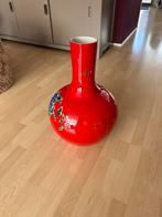 Fine asian living vaas rood en hoog, Huis en Inrichting, Woonaccessoires | Vazen, Ophalen, 50 tot 75 cm, Aardewerk of Porselein
