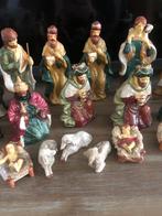 Kerst groep  staande maria met Jezus. Enz, Verzamelen, Beelden en Beeldjes, Ophalen of Verzenden, Gebruikt, Religie