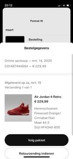 Jordan 4 Brick 41, 42.5 , 40.5, Ophalen of Verzenden, Nieuw