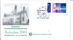 Enveloppen Nationale postzegeltentoonstelling Rotterdam 2001, Ophalen of Verzenden, Envelop