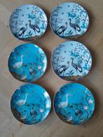 Nieuw! 6x ontbijtbord gebaksbordje vogels 20cm, Huis en Inrichting, Keuken | Servies, Nieuw, Ophalen of Verzenden, Bord(en), Overige stijlen