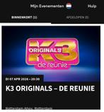 Kaartjes reunie K3 op 7 april in Ahoy Rotterdam, Tickets en Kaartjes, Twee personen