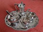 Sierlijk P.N.S. Koffie & thee servies op dienblad, Antiek en Kunst, Ophalen