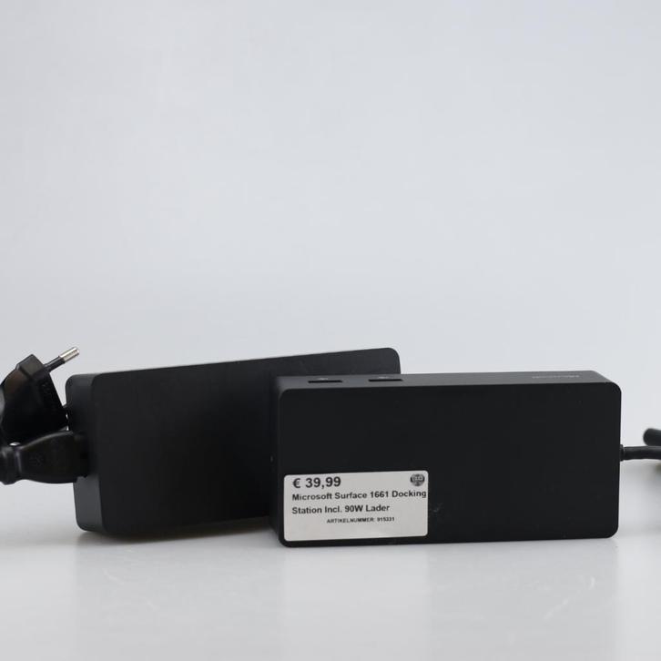 Microsoft Surface 1661 Docking Station Incl. 90W Lader, Computers en Software, Laptop-opladers, Zo goed als nieuw