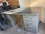 Van Gispen buro met lades, Huis en Inrichting, Bureaus, Ophalen, Gebruikt, Bureau