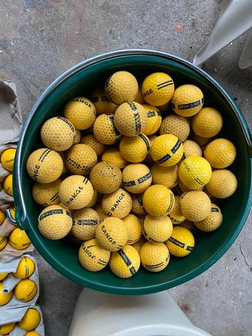 Golfballen afslag