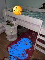 Half hoogslaper, Huis en Inrichting, Slaapkamer | Stapelbedden en Hoogslapers, Gebruikt, Eenpersoons, Ophalen of Verzenden, 200 cm