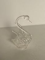 letterbak glazen beeldje zwaan, Verzamelen, Beelden en Beeldjes, Ophalen of Verzenden, Zo goed als nieuw, Dier