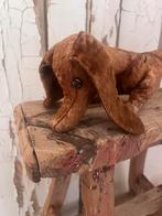 Oude sleetse teckel hond knuffel oudje brocante bespeeld, Antiek en Kunst, Antiek | Speelgoed, Ophalen of Verzenden