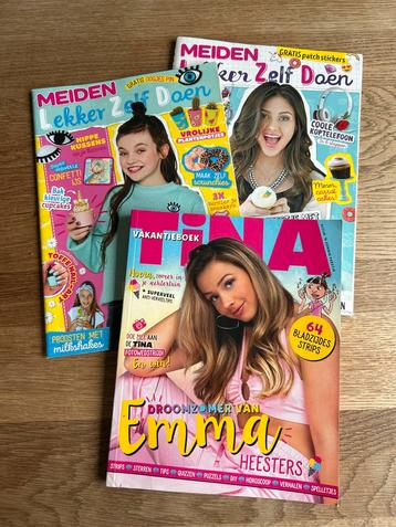 Meiden tijdschriften + Tina vakantieboek beschikbaar voor biedingen