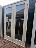 Openslaande tuindeuren dubbel glas deuren terrasdeuren pui, Doe-het-zelf en Verbouw, Kozijnen en Schuifpuien, Ophalen, Deurkozijn