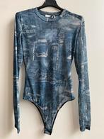 LUMINA mesh body jeansblauw of grijs mt TU, Kleding | Dames, Tops, Prato, Italie, LUMINA, -, Verzenden