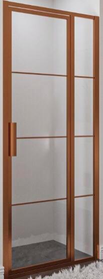 Nieuwe nisdeur 90x200 cm (rood koper), Huis en Inrichting, Badkamer | Badkamermeubels, Nieuw, Overige typen, Minder dan 100 cm