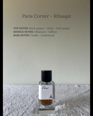 PARIS CORNER - RIFAAQAT -> 2-5-10 ml beschikbaar voor biedingen
