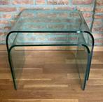 FIAM Italië Design "Waterfall" 2 x bijzettafels, Minder dan 55 cm, Rond, Ophalen, 45 tot 60 cm