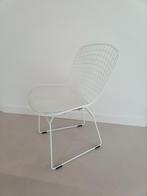 Bertoia draadstoel wit, Huis en Inrichting, Stoelen, Ophalen, Zo goed als nieuw, Wit, Eén
