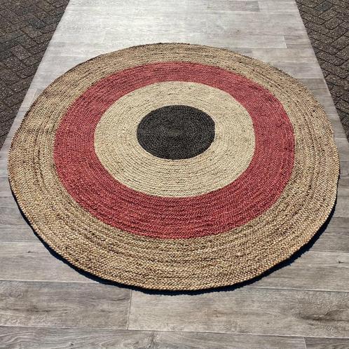 Brinker Carpets Jute Rond Dart Rust Natural Vloerkleed 200cm, Huis en Inrichting, Stoffering | Tapijten en Kleden, Zo goed als nieuw