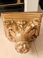 GROTE antieke wandsokkel / sokkel * beeld heiligenbeeld kerk, Antiek en Kunst, Ophalen of Verzenden