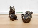 112* Bronzen set hamsters (Boven €75 geen verzendkosten), Ophalen of Verzenden, Nieuw, Overige materialen, Dierenbeeld