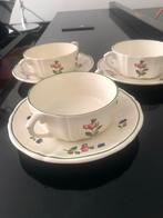 Gien Soepkoppen - Set van 3, Ophalen, Zo goed als nieuw, Overige stijlen, Kop(pen) en/of Schotel(s)