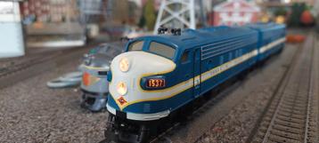 Märklin 3781 2 delige EMD F7 Texas Pacific
DIGITAAL beschikbaar voor biedingen