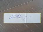 Handtekening. Martin.Ockhuysen. DOS, Verzamelen, Ophalen of Verzenden, Zo goed als nieuw, Overige binnenlandse clubs, Overige typen