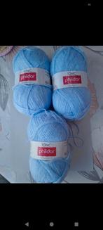 nieuw 3 bollen tonic phildar baby lichtblauw, Ophalen of Verzenden, Nieuw, Breien of Haken, Wol of Garen