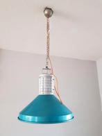 Stoere blauwe hanglamp stbr hkliving, Huis en Inrichting, Lampen | Hanglampen, Ophalen of Verzenden, Zo goed als nieuw
