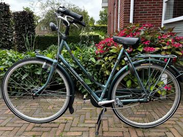 Gazelle damesfiets, framehoogte 57, groen, goed onderhouden  beschikbaar voor biedingen