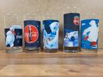 Vintage Coca Cola Glazen met IJsberen 5 stuks, Glas of Glazen, Gebruikt, Ophalen of Verzenden, Glas