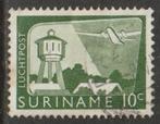 Suriname 1965 LP35 Watertoren, Gest, Ophalen of Verzenden, Gestempeld