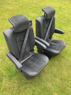 2 half leren stoelen zelfbouw Bus,Oldtimer,Camper,Cabine., Auto-onderdelen, Ophalen, Gebruikt, Triumph