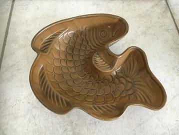 puddingvorm bakvorm kromme vis 750ml 20x20xH6 cm aardewerk beschikbaar voor biedingen